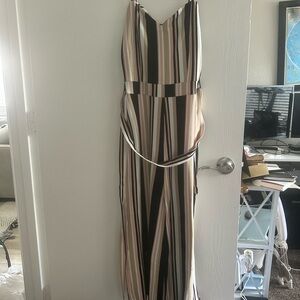 Striped Multicolor Maxi jumper/pants